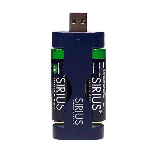 SIRIUS USB Hleðslutæki fyrir batterí